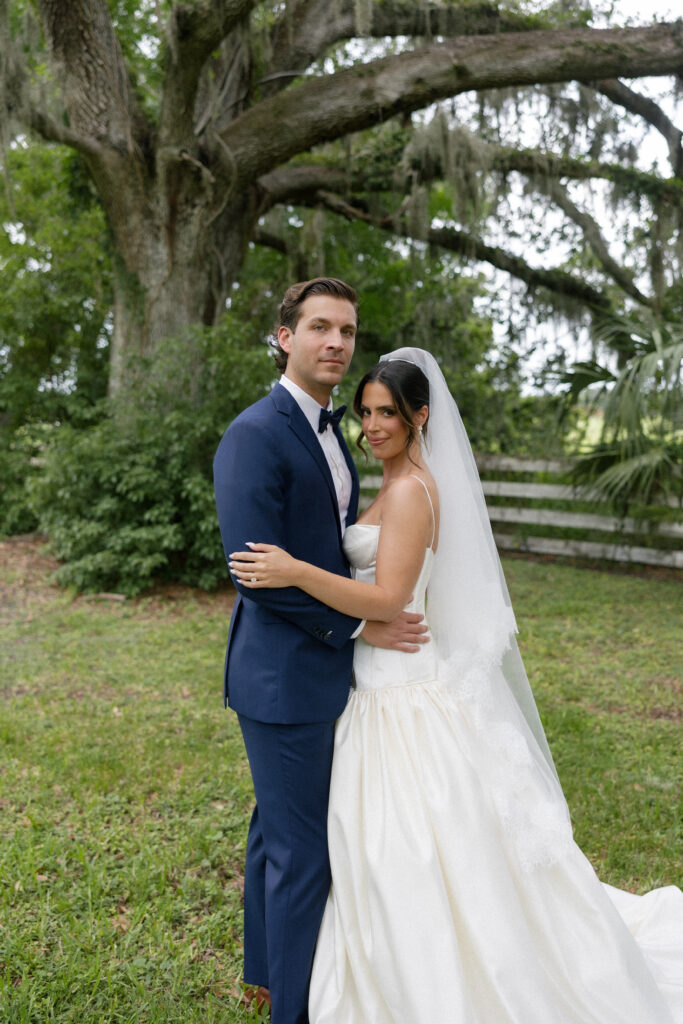 destination wedding photographer captures editorial feel portrait of bride and groom