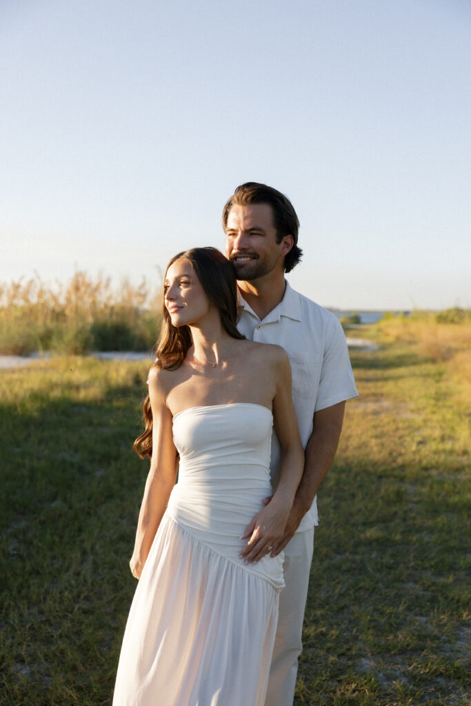 Florida engagement photographer at destination engagement beach session