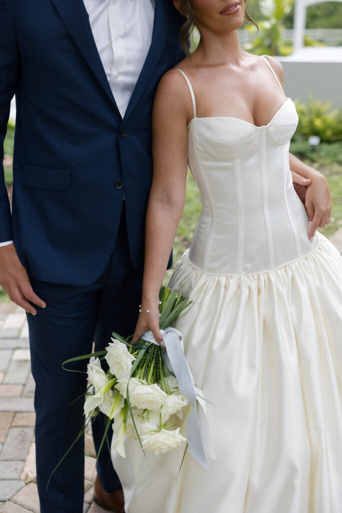 Destination wedding photographer with bride and groom 